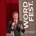 Anton Du Beke at the closing night of Word Fest