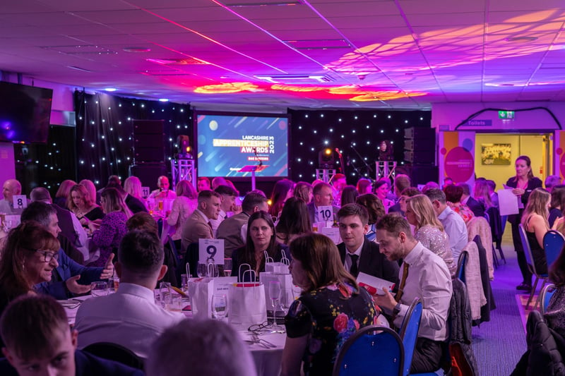 Guests enjoyed a drinks reception, four course meal and live entertainment during the event.