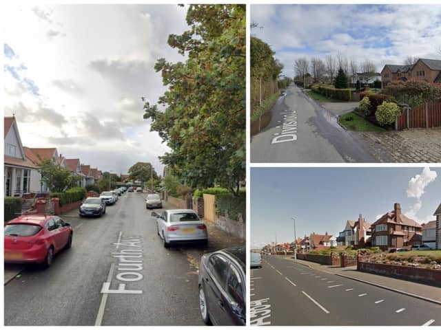 These are some of the most expensive streets in the area
