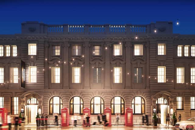 An artist's impression of the refurbished Post Office building