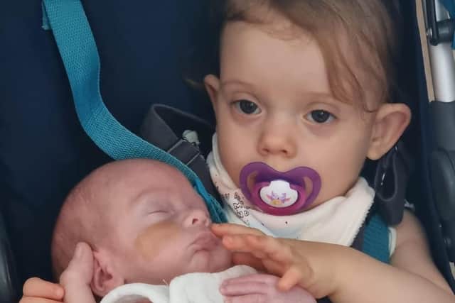 Little Hudson and Ava Freeman were born with spina bifida and hydrocephalus