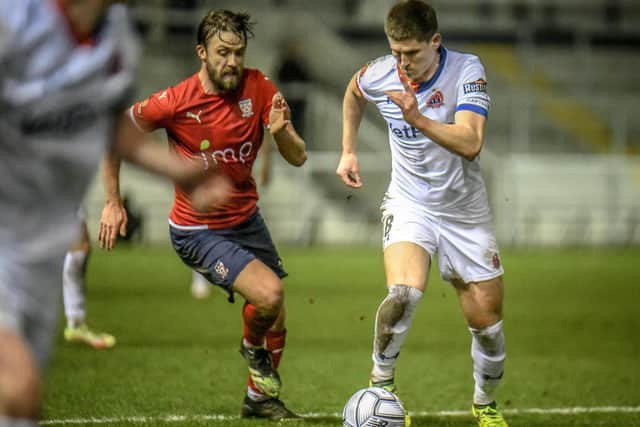 Danny Philliskirk takes the game to York City on Tuesday