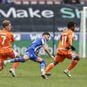 Blackpool were defeated by Wigan Athletic