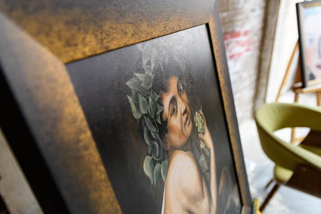 An example of Peter Sinclair's work, Peter is an artist who is getting ready to launch his exhibition at HIVE in Blackpool. Photo: Kelvin Stuttard