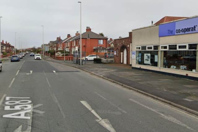A woman was attacked on Bispham Road