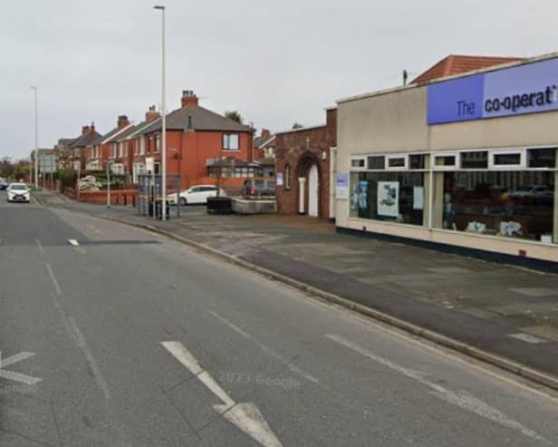 A woman was attacked on Bispham Road