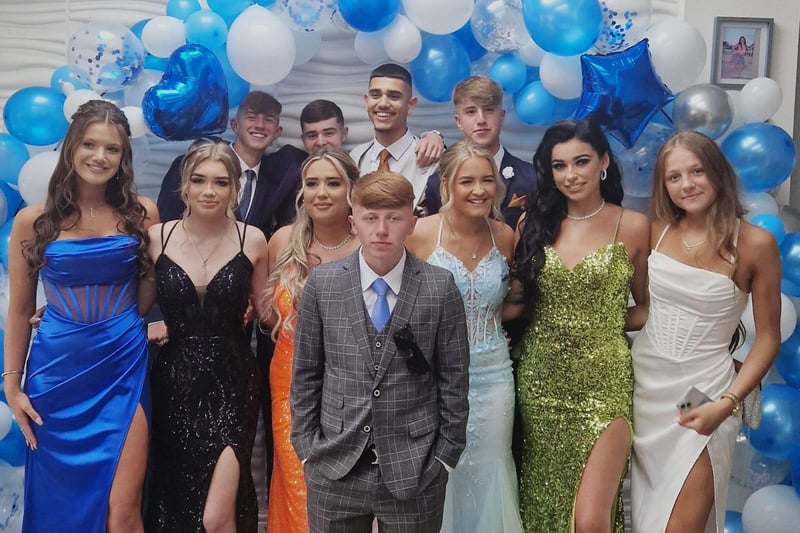 Pupils from Armfield Academy, Blackpool. Prom held at Blackpool F.C on July 6.