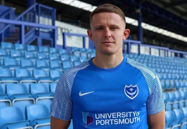 Bishop was confirmed as a Portsmouth player on Thursday