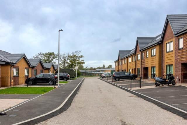 New council houses at Grange Park