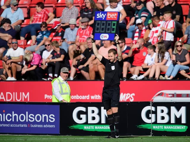 Could we regularly see more minutes added on at the end of games in the EFL?