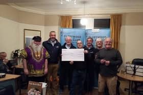 From l-r; Mike France, Ian Ellerby &amp; Dave Jordan (Fleetwood RNLI), Tony Winstanley, Matt Haines (Fleetwood RNLI), Jim Smith and Mike Fairclough.