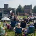 Blackpool FC Community Trust's Armed Forces programme veterans attended the The Not Forgotten Association Summer Garden Party Drive In at Knowsley Hall Picture: Blackpool FC Community Trust