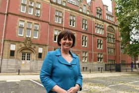 Lamvashire County Council leader Phillippa Williamson is celebrating "fantastic news" about devolution