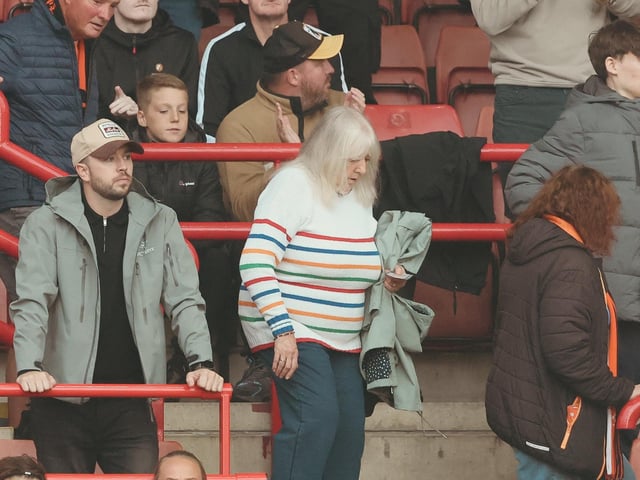 Seasiders supporters made the midweek trip to Oakwell.