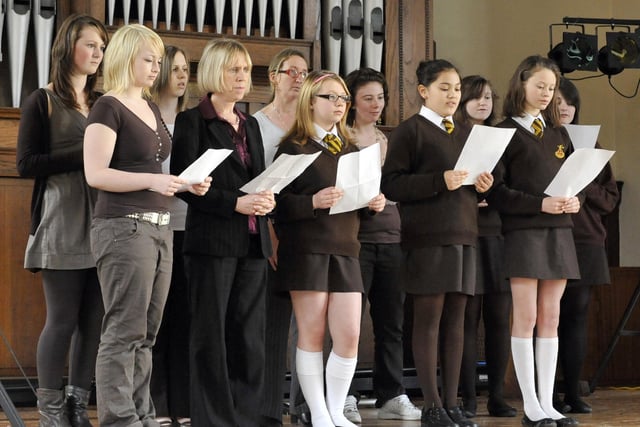 Baines' Christmas Choir in 2009