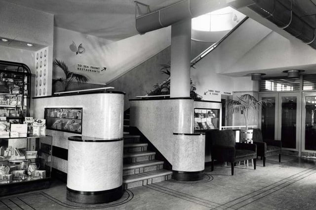 Savoy Cafe, Blackpool, in its heyday during the 1930s