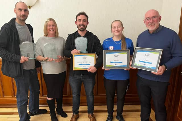 Fleetwood Gym ABC had a good night at the Wyre Active Awards Picture: Fleetwood Gym ABC