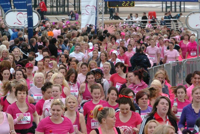 The 2012 Race for Life on Blackpool Promenade