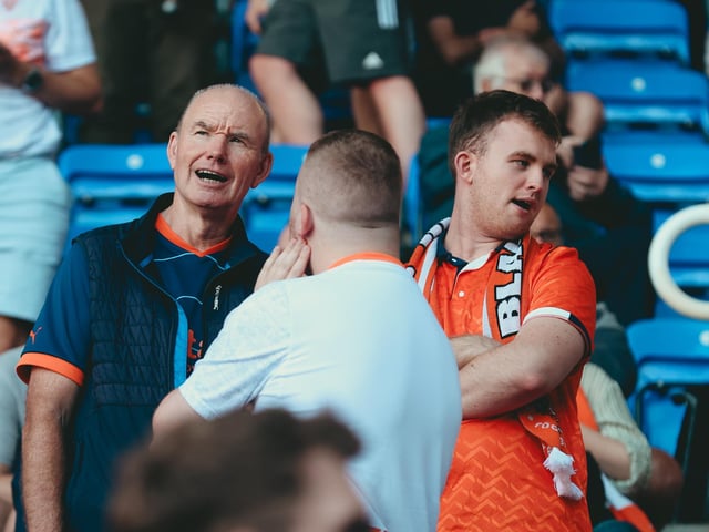 Seasiders supporters made the long trip to Reading.