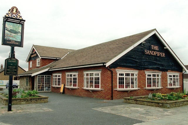 Before the bulldozers moved it - the Sandpiper pub on Cleveleys Avenue, Cleveleys.