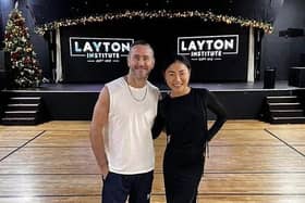 #TeamWill - Will Mellor and Nancy Xu rehearsing at the Layton Institute on Nov 18