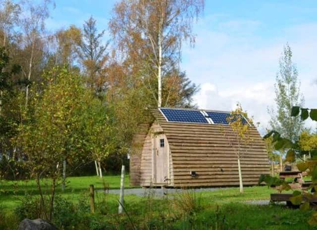An ELe glamping hut