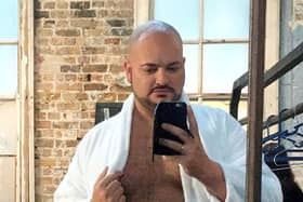 Liam Halewood, from Blackpool, is set to feature on a future episode about cosmetic surgery - but kept his undies on.