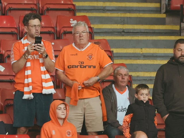Seasiders supporters made the midweek trip to Oakwell.
