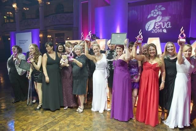 EVAs awards winners pictured at a  previous ceremony at the Winter Gardens