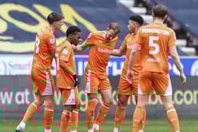Jordan Rhodes was forced off against Wigan Athletic