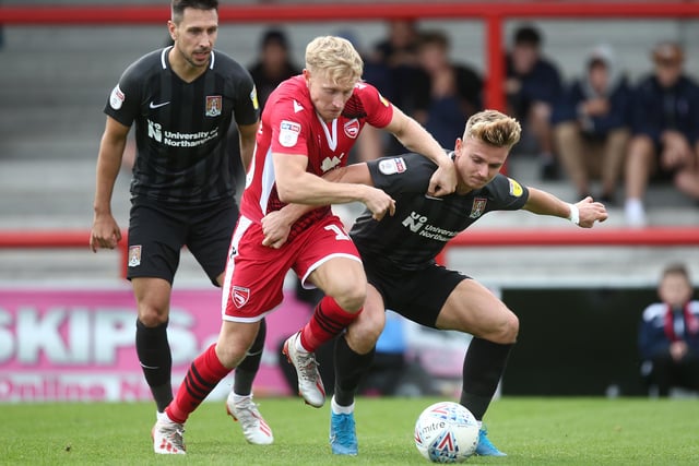 Centre-forward AJ Leitch-Smith joined Altrincham from Morecambe and became their most valuable player, according to the website. He is given a value of £270,000.