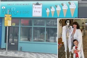 An interactive playground and themed restaurant called  'Sweet Treatment' opens in Blackpool this week. Insert: owner Kathryn Titman.