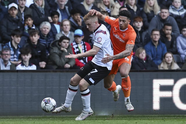 Louie Sibley has been with Derby County throughout the entirety of his career. The midfielder, who was once linked with the likes of West Ham and Leeds United, has scored four times in 34 League One outings this season.