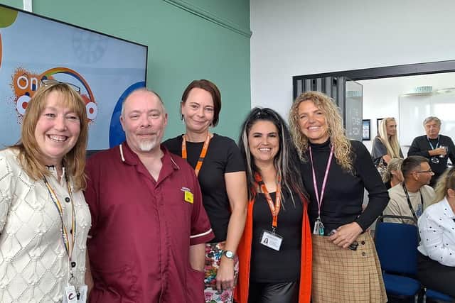 Members of the Hepatitis C elimination programme at Monday's event.
