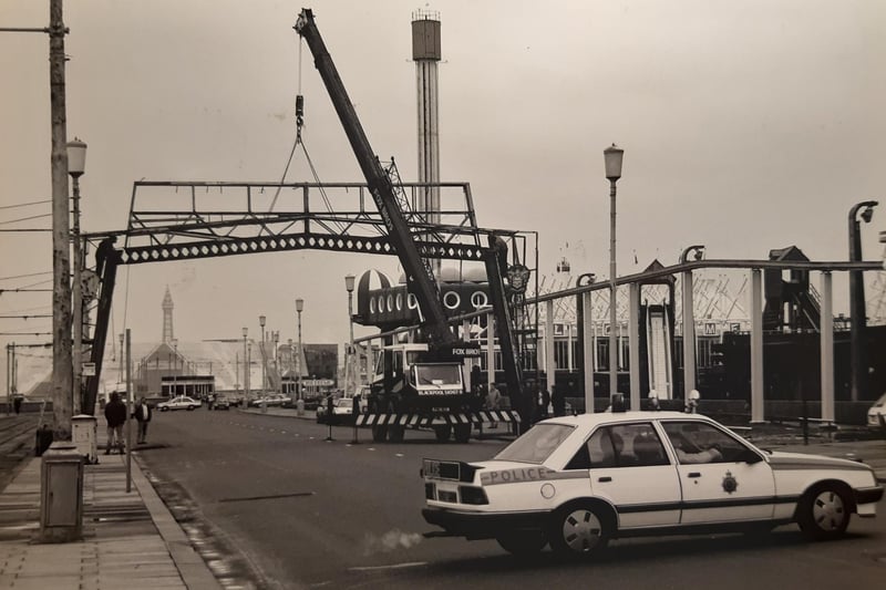 In 1988, the arch outside the Pleasure Beach, was dismantled because it was unsafe. Talks were ongoing to help finance another one