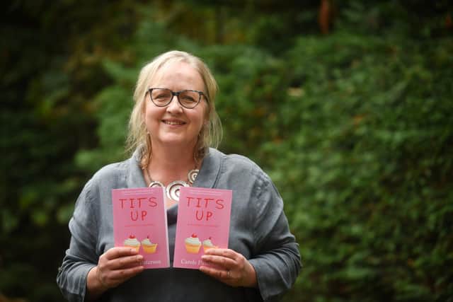 Carole Paterson has published a book about her treatment for triple negative breast cancer called Tits Up
