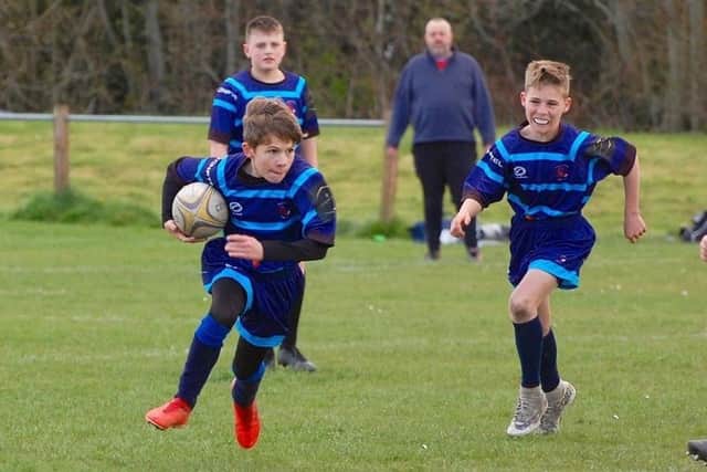 Blackpool Scorpions Under-12 in action