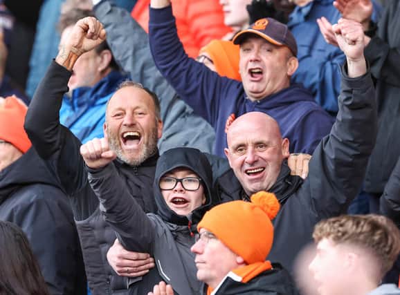 Seasiders supporters enjoyed their away day at Shrewsbury.