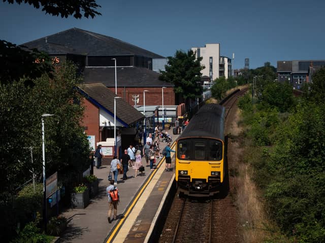 Only one train track runs along the South Fylde line through stations like St Annes-on-the-Sea - meaning services are infrequent and often cancelled