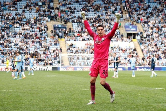 The Huddersfield number one has 18 clean sheets in 43 games. He has conceded 41 times, meaning he has let in a goal on average every 94 minutes.