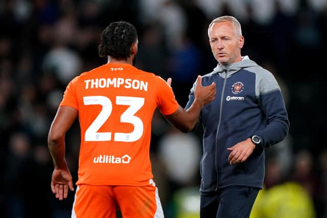 Blackpool overcame Derby County in the EFL Cup