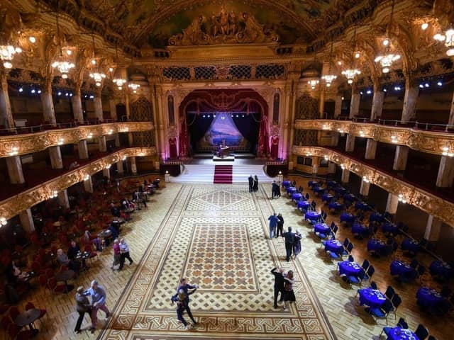 The famous Tower Ballroom in Blackpool