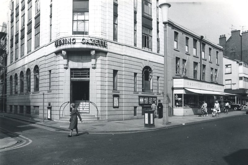 The Evening Gazette building, Victoria Street, 1972
