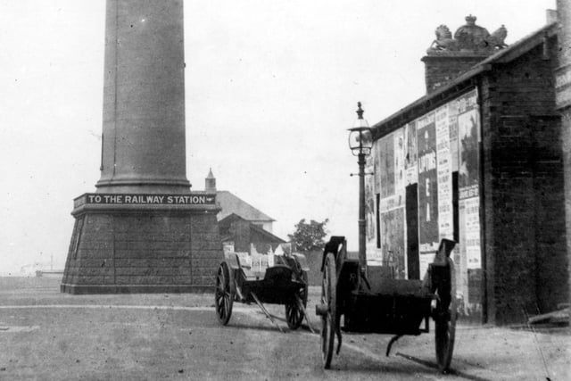 Pharos Lighthouse, the carts belonged to wood's coal and mike business