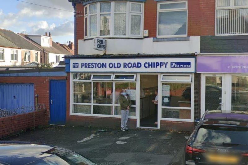 Preston Old Road Chippy | 187 Preston Old Rd, Blackpool, FY3 9SF | Rating: 4.5 out of 5 (174 Google reviews) | "Excellent traditional fish and chip shop serving the community of Great Marton in Blackpool."