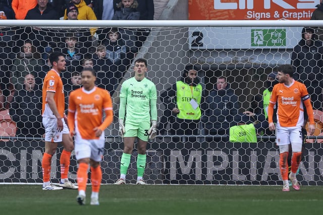 Blackpool took on Mansfield at Bloomfield Road.