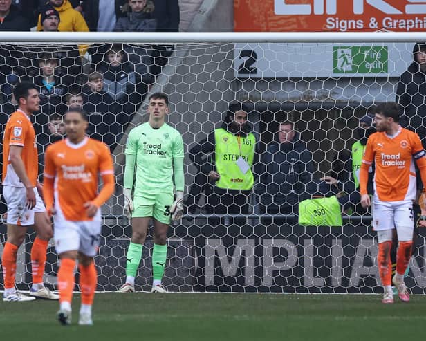 Blackpool took on Mansfield at Bloomfield Road.