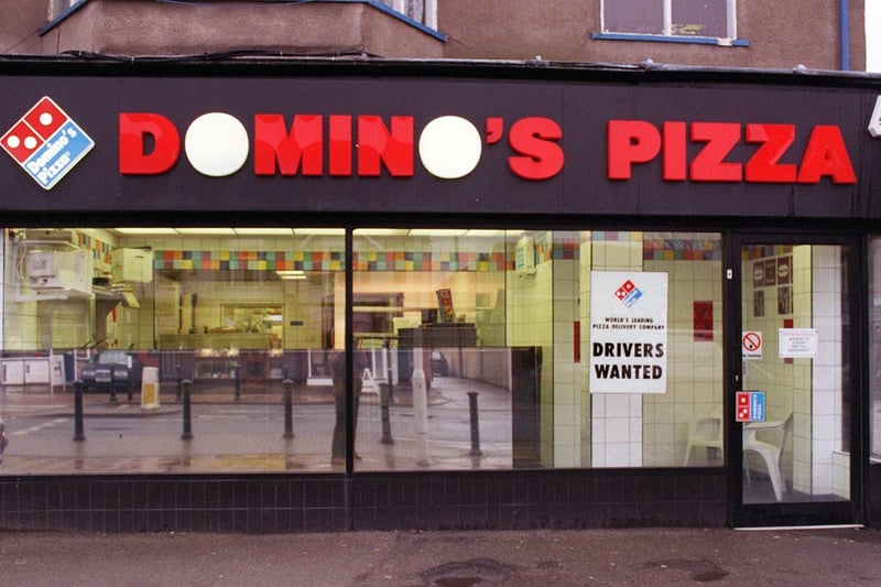 Domino's Pizza, Victoria Road West, Cleveleys in 1999