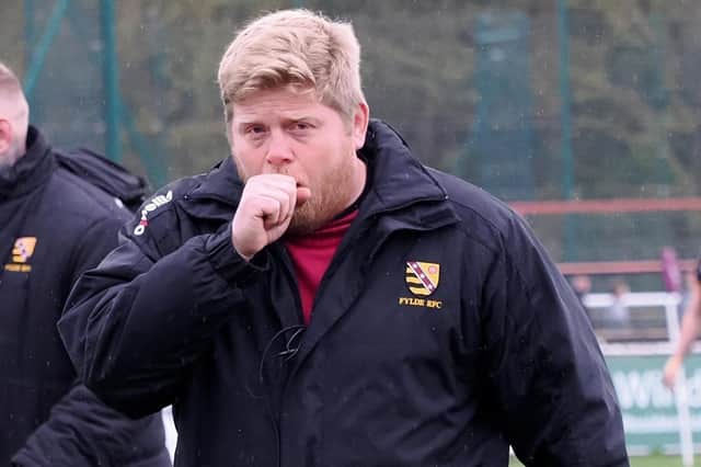 Fylde RFC's Lancashire head coach Alex Loney Picture: Chris Farrow/Fylde RFC