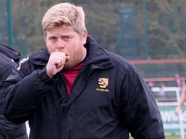 Fylde RFC's Lancashire head coach Alex Loney Picture: Chris Farrow/Fylde RFC